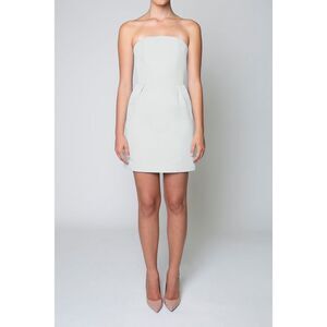 Alexia Maria Silk Faille Strapless Mini Dress US 12 $1450